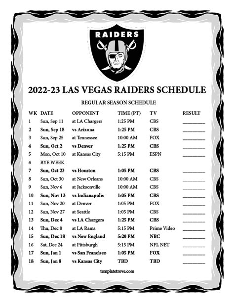 raiders schedule leak|Las Vegas Raiders 2024 Schedule Revealed:。